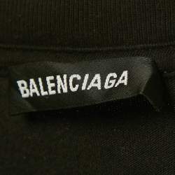 Pre Owned Balenciaga Black Logo Print Cotton Crewneck T-Shirt XS