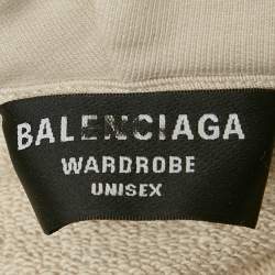 مملوكة مسبقًا هودي بنسياغا قطن تريكو بطبعة حقوق الطبع والنشر لون بيج للجنسين مقاس كبير (لارج)