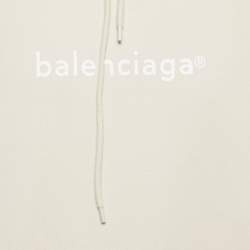 مملوكة مسبقًا هودي بنسياغا قطن تريكو بطبعة حقوق الطبع والنشر لون بيج للجنسين مقاس كبير (لارج)