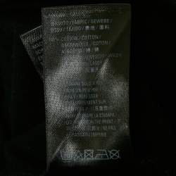 Pre Owned Balenciaga Unisex Black WFP Print Jersey T-Shirt S