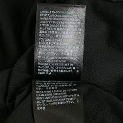 مملوكة مسبقًا Balenciaga Activewear Black Logo Print Jersey Long Sleeve T-Shirt M