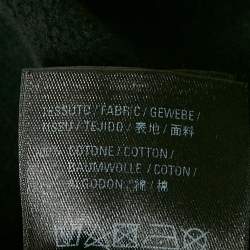 Pre Owned هودي بالنسياغا قطن مطبوع عليه شعار أسود كبير جدًا<|disc_score|>1