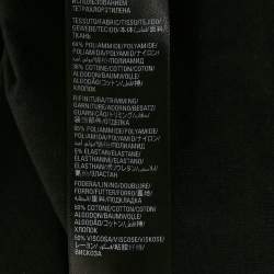 مملوكة مسبقًا جاكيت بالنسياجا قماش جيرسي أسود بسحاب مقاس كبير - لارج