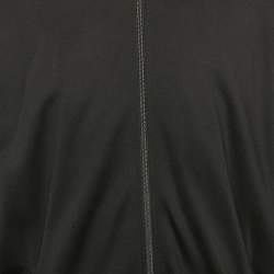 مملوكة مسبقًا جاكيت بالنسياجا قماش جيرسي أسود بسحاب مقاس كبير - لارج