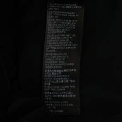 مملوكة مسبقًا السترة بوف بالنسياجا نايلون كبيرة الحجم لحملة سياسية سوداء - مقاس صغير