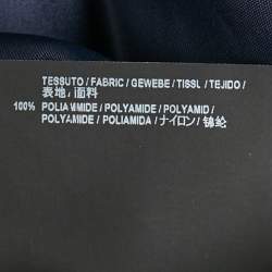 مملوكة مسبقًا Balenciaga Navy Blue WFP Print Nylon Oversized Jacket S