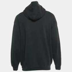 مملوكة مسبقًا Balenciaga Unisex Black BB Icon Cotton Hoodie S