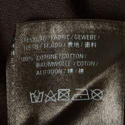 Pre Owned قميص بالنسياجا قديم أسود جيرسي حملة سياسية تي شيرت مقاس كبير جدًا