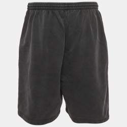 Pre Owned Balenciaga Unifit Grey Cotton Short M