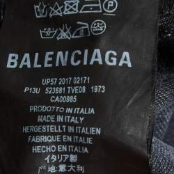 Pre Owned Balenciaga Grey Denim Straight Fit Jeans L/Waist 33"