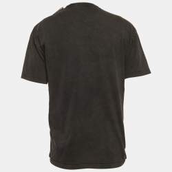 Pre Owned Balenciaga Black Faded Jersey Oversized T-Shirt XS