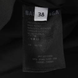 مملوكة مسبقًا بنطلون رياضي بالنسياجا نايلون أسود مقاس صغير (سمول)