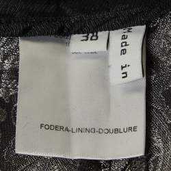 مملوكة مسبقًا شورت جاكار بطبعة بيزلي رمادي بالنسياجا مقاس صغير