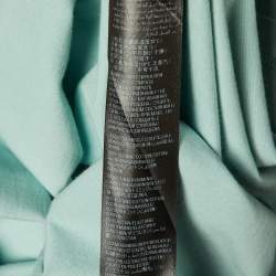 Pre Owned Balenciaga Unisex Green Cotton T-shirt & Sweat Shorts Set M