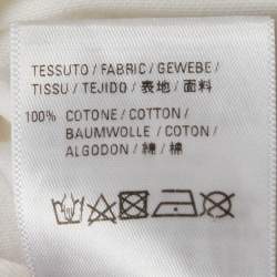 Pre Owned Balenciaga White Political Campaign Print Jersey T-Shirt S