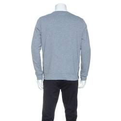 Pre Owned Balenciaga Grey Jersey Crew Neck Sweatshirt M