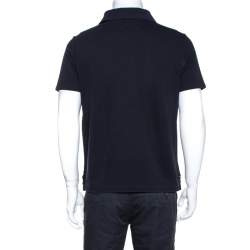 Pre Owned تي شيرت بالنسياغا بولو Pique  قطن كحلي L