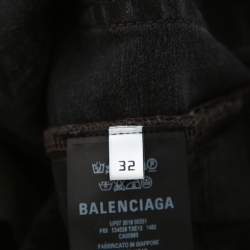 Balenciaga Black Stretch Denim Slim Fit Jeans M