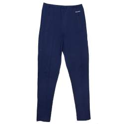Pre Owned Balenciaga Navy Blue Jersey Paneled Track Pants M