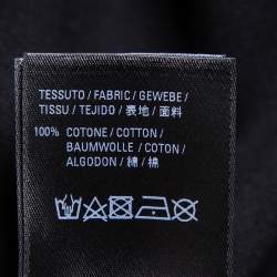 Pre Owned Balenciaga Black Symbolic Logo Printed Oversized T-Shirt XS