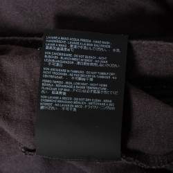 Pre Owned Balenciaga Grey Cotton Speed Hunters Printed Crewneck T-Shirt M