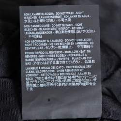 Pre Owned Balenciaga Green Bal Dragon Printed Cotton Padded Oversized Shirt S