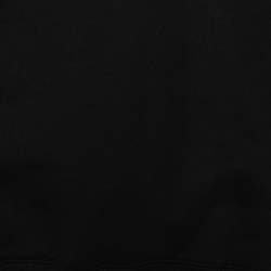 Pre Owned هودي بالنسياغا قطن مطبوع أسود X ريتد مقاس صغير - سمول