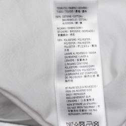 مملوكة مسبقًا Balenciaga White Hulk Printed Cotton Short Sleeve T-Shirt M