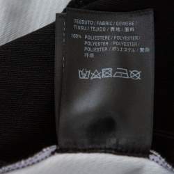 Balenciaga Color Block Paneled Logo Printed Mesh Jersey Hockey T-Shirt XXS