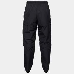 Balenciaga Black Synthetic Trackpants M