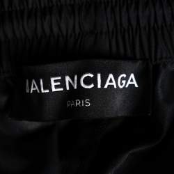 Balenciaga Black Synthetic Trackpants M