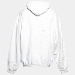 Distressed cotton hoodie - Balenciaga - Men