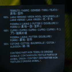 Pre Owned Balenciaga Yellow & Black Tartan Wool Straight-Leg Pants M Waist 30"