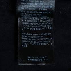Pre Owned Balenciaga Black Cotton Oversized Crewneck T-Shirt XS