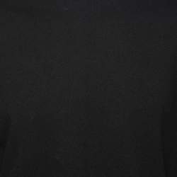Pre Owned Balenciaga Black Cotton Oversized Crewneck T-Shirt XS
