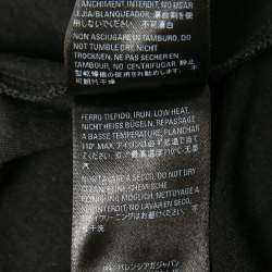 مملوكة  مسبقًا Balenciaga Black Logo Print Cotton T-Shirt M