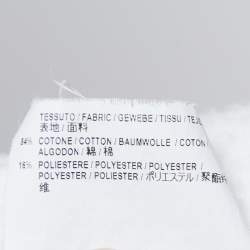 Pre Owned Balenciaga Grey Jersey Cotton Logo Print Sweatpants XS