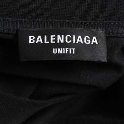 Pre Owned Balenciaga Black Cotton The Simpsons Printed T-Shirt One Size