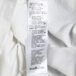 مملوكة مسبقًا Balenciaga Unifit White The Simpsons Print Cotton Oversized T-Shirt S