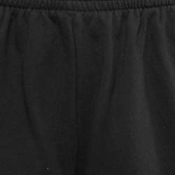 مملوكة مسبقًا شورت بليسياغا إكس أديداس قماشي مخطط أسود مقاس صغير جداً جداً   