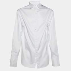 Balenciaga White Cotton Oversized Shirt M
