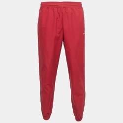 Balenciaga Red Nylon Jogger Pants M