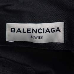 Balenciaga Navy Blue Wool Tailored Trousers M