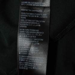 Pre Owned Balenciaga X Adidas Dark Green Logo Embroidered T-Shirt L