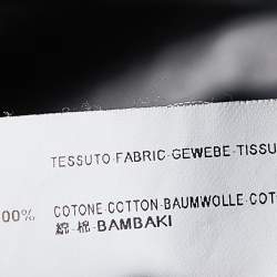 مملوكة مسبقًا Balenciaga Grey Logo Print Cotton Crew Neck T-Shirt S