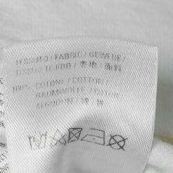 Pre Owned Balenciaga White Printed Cotton Oversized T-Shirt S