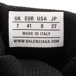 Pre Owned Balenciaga Black Knit Fabric Speed 2.0 Sock Sneakers Size 41