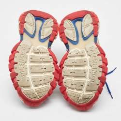 Pre Owned Balenciaga Multicolor Faux Leather and Mesh Track 2 Sneakers Size 44