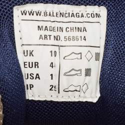 Pre Owned Balenciaga Multicolor Faux Leather and Mesh Track 2 Sneakers Size 44