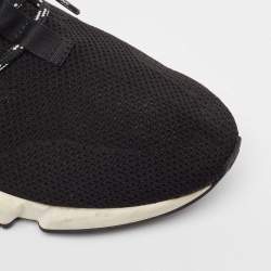 Balenciaga Black Knit Fabric Speed Trainer Sneakers Size 43
